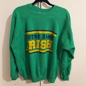 VTG extremely RARE “ The first” NOTRE DAME FIGHTING IRISH crewneck - XL